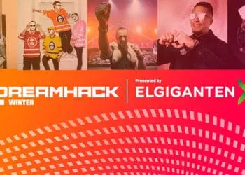 Pictured, left to right: Bell, LBSB, DJ Altégo, Lucianoz, and Estraden. Credit: DreamHack