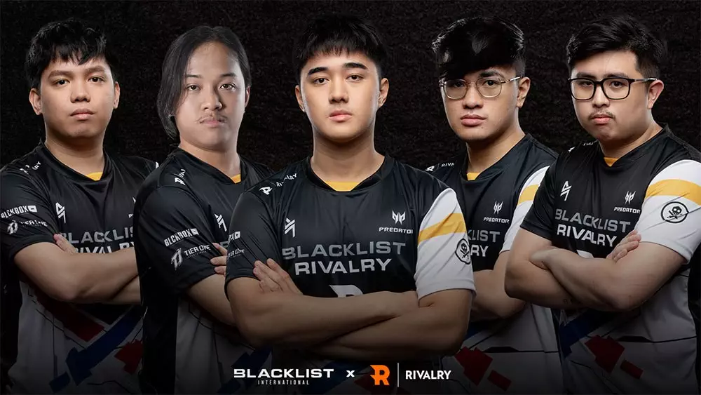 Rivalry continues partnership with Blacklist International for Dota 2 team Blacklist Rivalry