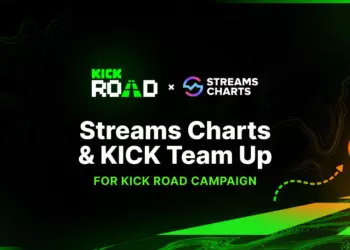 Stream Charts teams with KICK to support content creator contest KICK Road Campaign.
