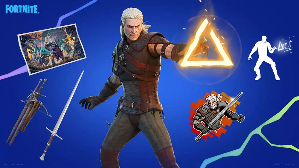 Geralt, The Witcher, Fortnite
